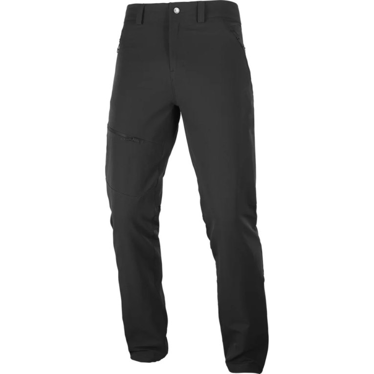 Black Salomon Outpeak Warm Men's Sport Pants | IE JD7094